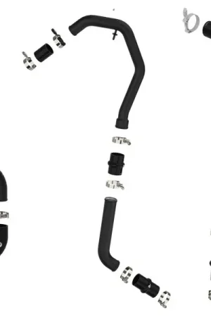 Free Returns aFe aFe Bladerunner Intercoolers I/C Tubes Hot/Cold 2021+ Ford F-150 V6-2.7L (tt) - Black