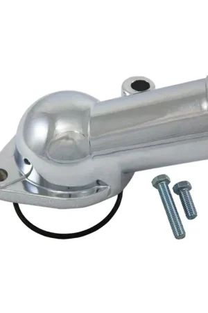 Warranty Included Proflow Aluminium Water Neck For Chevrolet 20 O'Ring Style Chrome