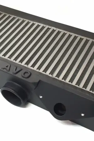 AVO Black Powdercoated Tank Top Mount Intercooler Kit (Impreza 08-14) Direct From Manufacturer