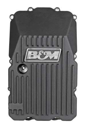 Must Have B&M Hi-Tek Deep Transmission Pan - Aluminum - Toyota - Black